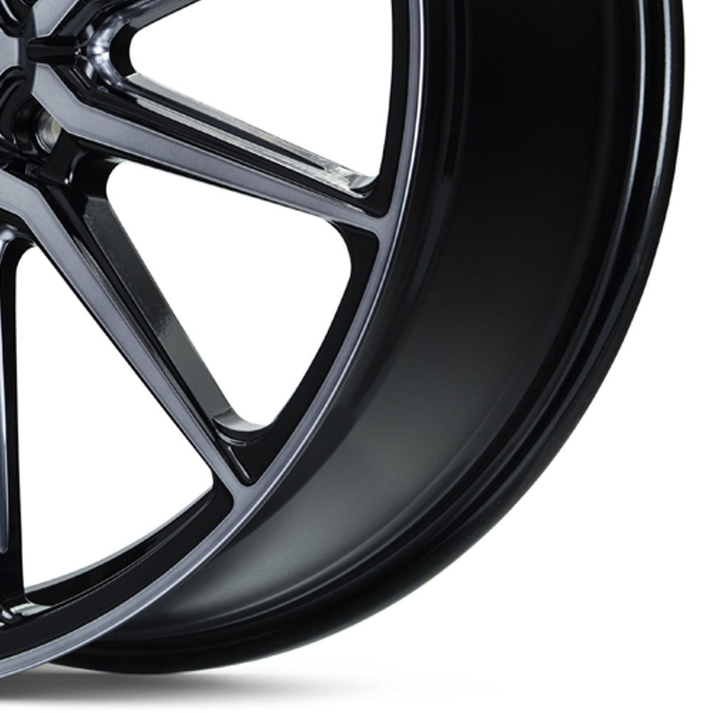 24" Vossen HF6-1 Tinted Gloss Black 24x10 Concave Wheels Rims Fits RAM 1500