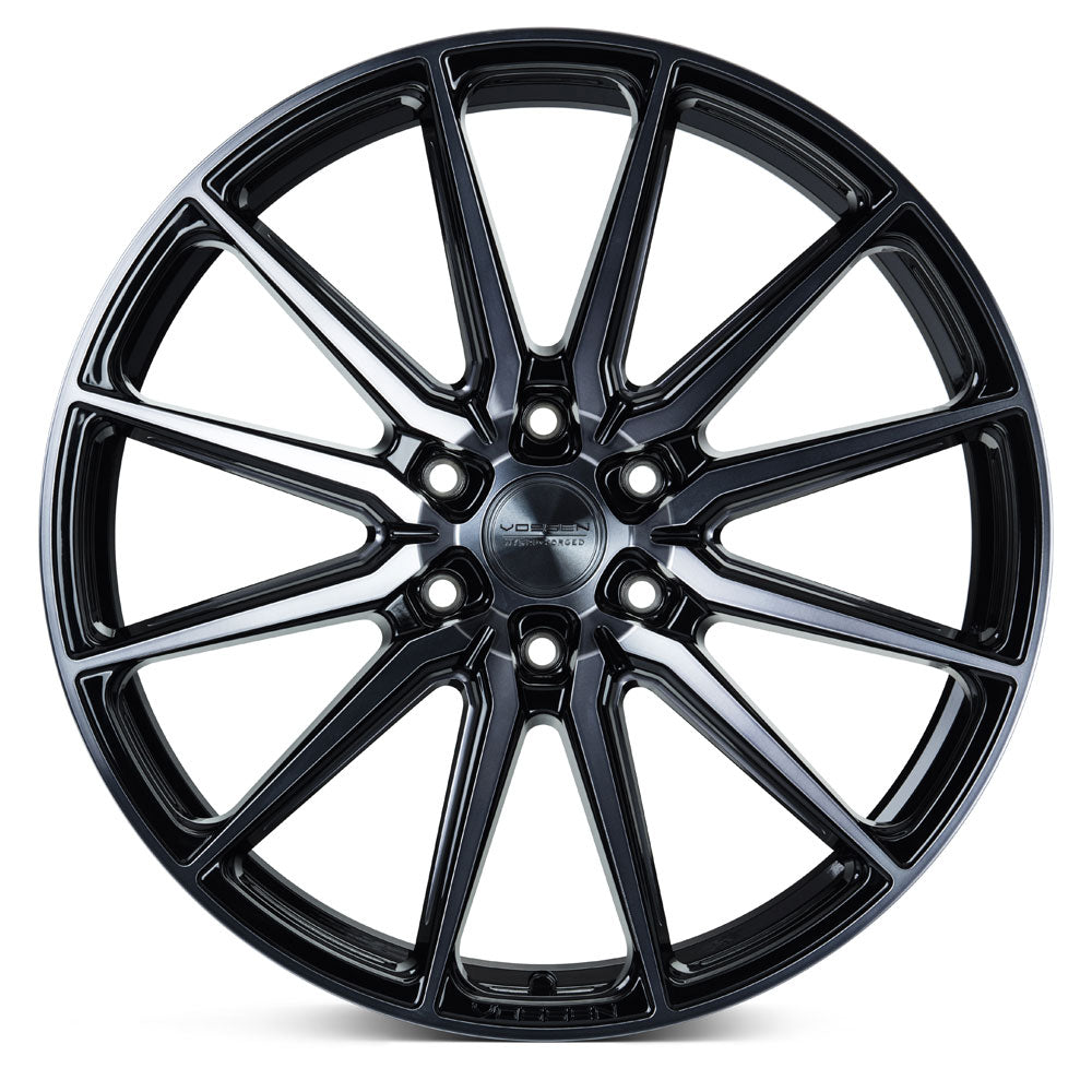 22" Vossen HF6-1 Tinted Gloss Black 22x9.5 Wheels Fits Toyota 4Runner 6th Gen