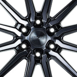 24" Vossen HF6-1 Tinted Gloss Black 24x10 Wheels Fits Chevrolet Silverado 1500