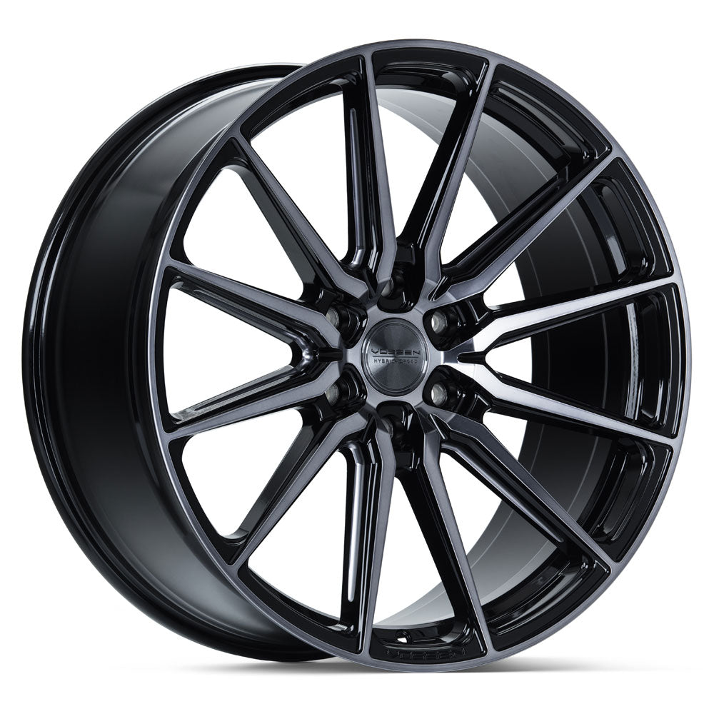 20" Vossen HF6-1 Tinted Gloss Black 20x9.5 Wheels Fits Toyota 4Runner 6th Gen