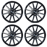 22" Vossen HF6-1 Tinted Gloss Black 22x9.5 Wheels Fits Toyota Tacoma 2nd Gen