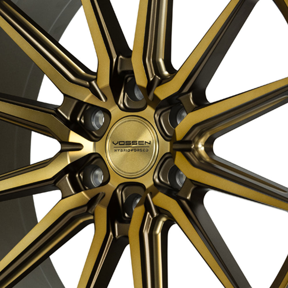 20" Vossen HF6-1 Tinted Matte Bronze 20x9.5 Wheels Fits Lincoln Navigator