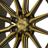20" Vossen HF6-1 Tinted Matte Bronze 20x9.5 Wheels Fits Lincoln Navigator