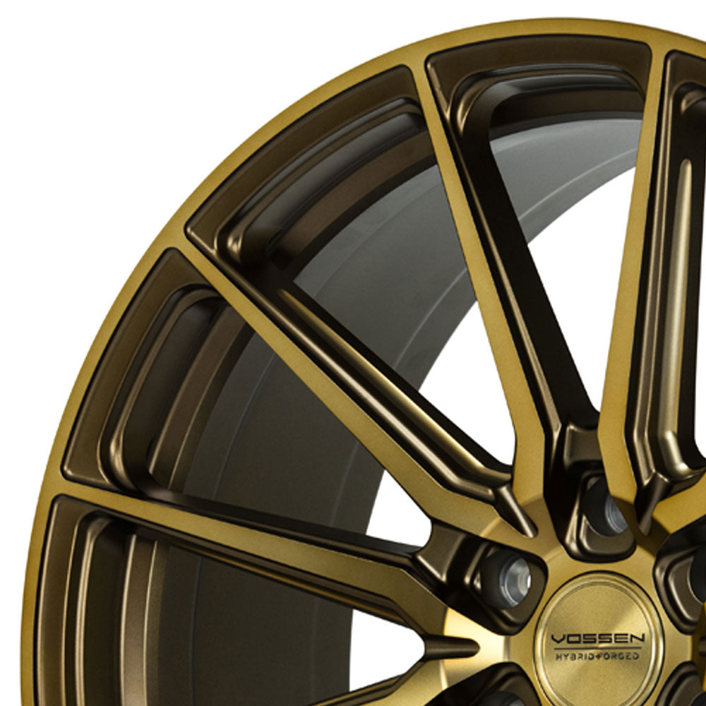 20" Vossen HF6-1 Tinted Matte Bronze 20x9.5 Wheels Fits Lincoln Navigator