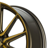 24" Vossen HF6-1 Tinted Matte Bronze 24x10 Wheels Fits Chevrolet Silverado 1500