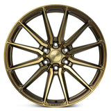 24" Vossen HF6-1 Tinted Matte Bronze 24x10 Wheels Fits Chevrolet Suburban