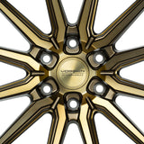 24" Vossen HF6-1 Tinted Matte Bronze 24x10 Concave Wheels Fits Cadillac Escalade