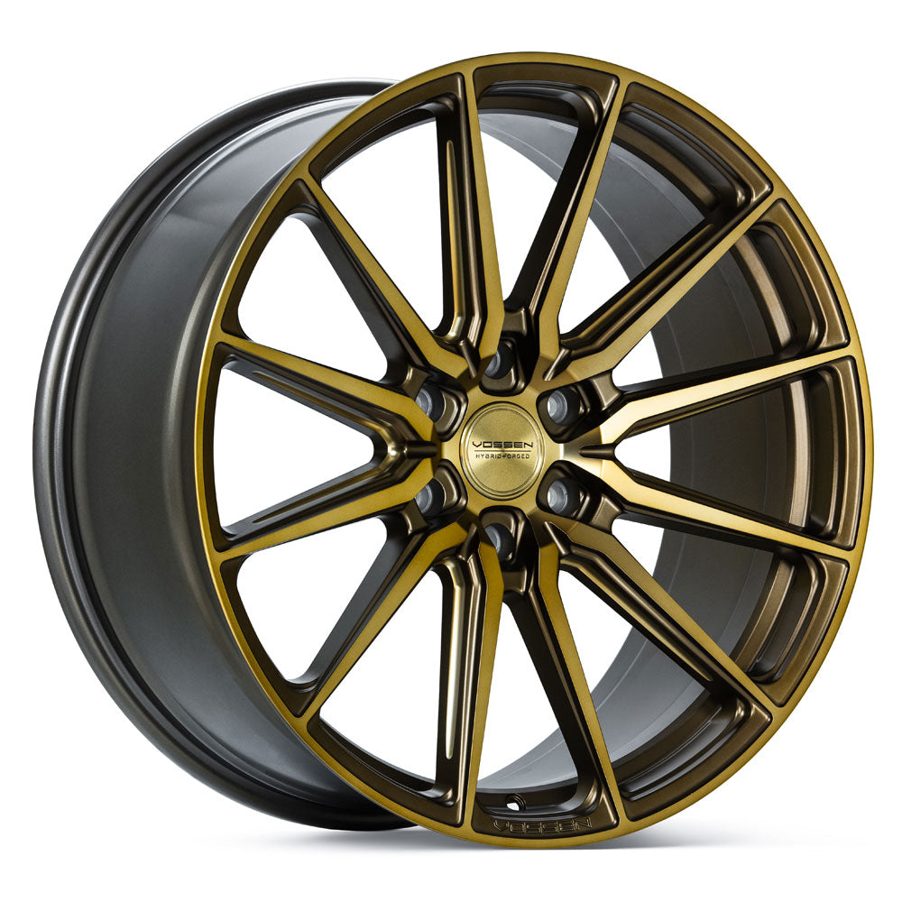24" Vossen HF6-1 Tinted Matte Bronze 24x10 Concave Wheels Rims Fits GMC Sierra