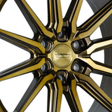 24" Vossen HF6-1 Tinted Matte Bronze 24x10 Wheels Fits Lexus LX600 LX700h