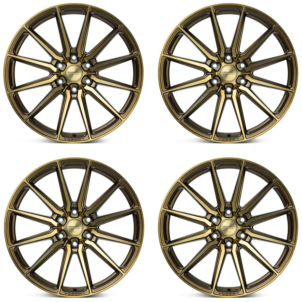 24" Vossen HF6-1 Tinted Matte Bronze 24x10 Concave Wheels Fits Jeep Wagoneer