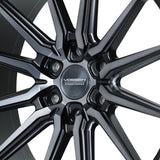 24" Vossen HF6-1 Tinted Matte Gunmetal 24x10 Wheels Fits Ford F150 2015-2020