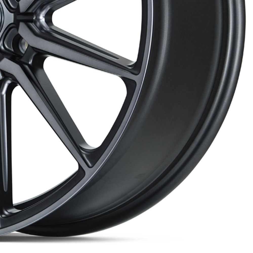 24" Vossen HF6-1 Tinted Matte Gunmetal 24x10 Concave Wheels Fits Chevrolet Tahoe