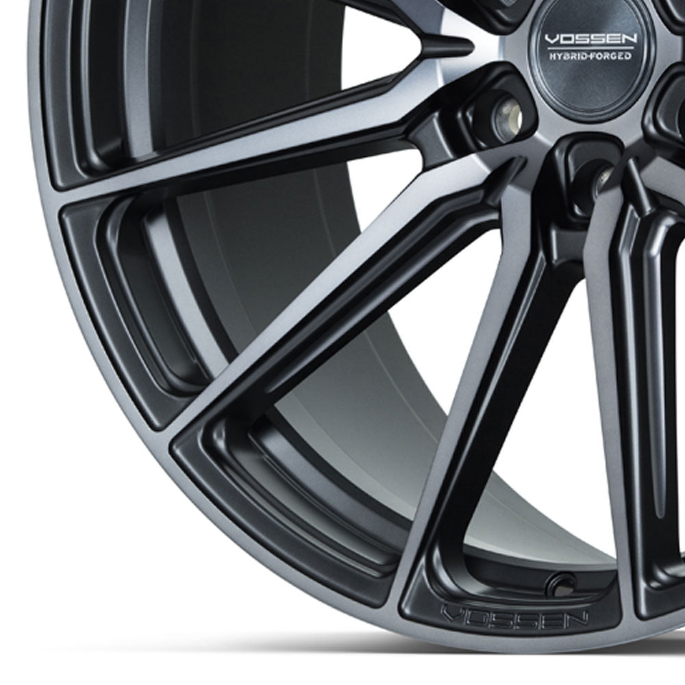 20" Vossen HF6-1 Tinted Matte Gunmetal 20x9.5 Concave Wheels Fits Jeep Wagoneer