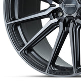 22" Vossen HF6-1 Tinted Matte Gunmetal 22x9.5 Wheels Fits Lincoln Navigator