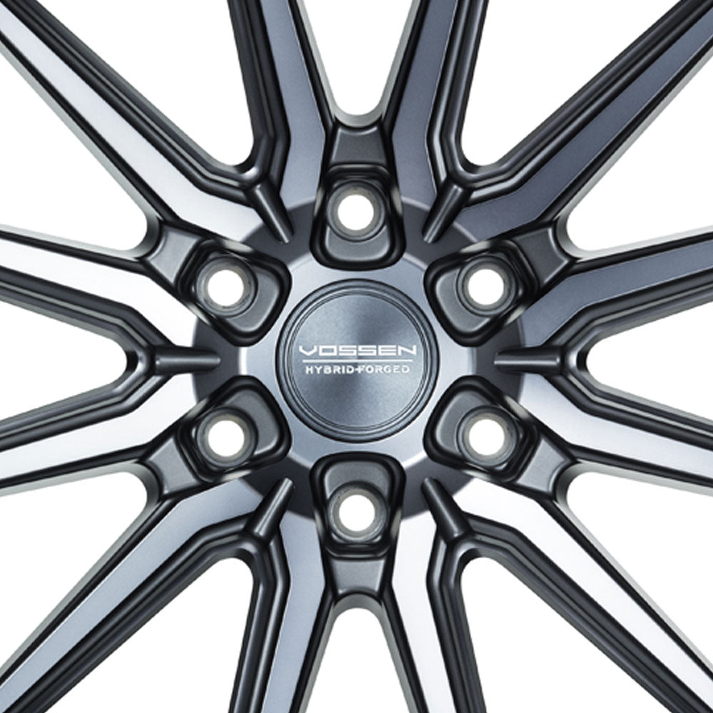 20" Vossen HF6-1 Tinted Matte Gunmetal 20x9.5 Concave Wheels Fits Jeep Wagoneer