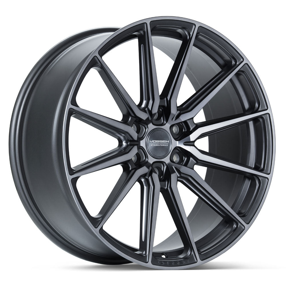 20" Vossen HF6-1 Tinted Matte Gunmetal 20x9.5 Wheels Fits GMC Yukon Denali