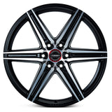 20" Vossen HF6-2 Brushed Matte Black 20x9.5 Concave Wheels Fits Jeep Wagoneer