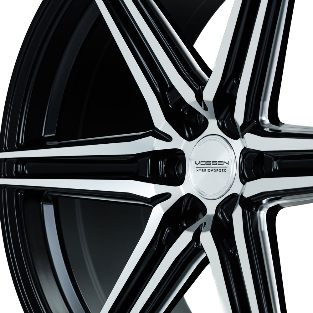 20" Vossen HF6-2 Brushed Matte Black 20x9.5 Concave Wheels Rims Fits Lexus GX460