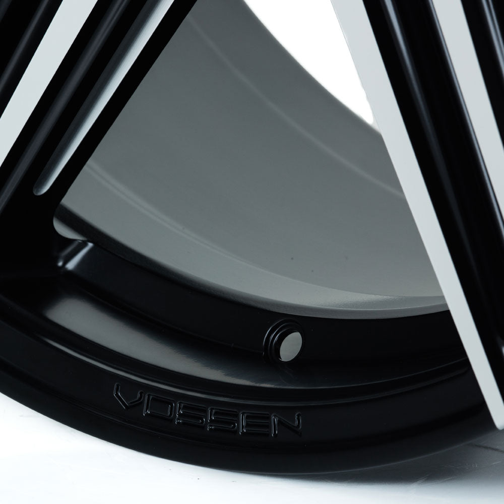 22" Vossen HF6-2 Brushed Matte Black 22x9.5 Wheels Fits Toyota Sequoia 2nd Gen