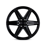 22" Vossen HF6-2 Gloss Black 22x9.5 Concave Wheels Rims Fits Cadillac Escalade