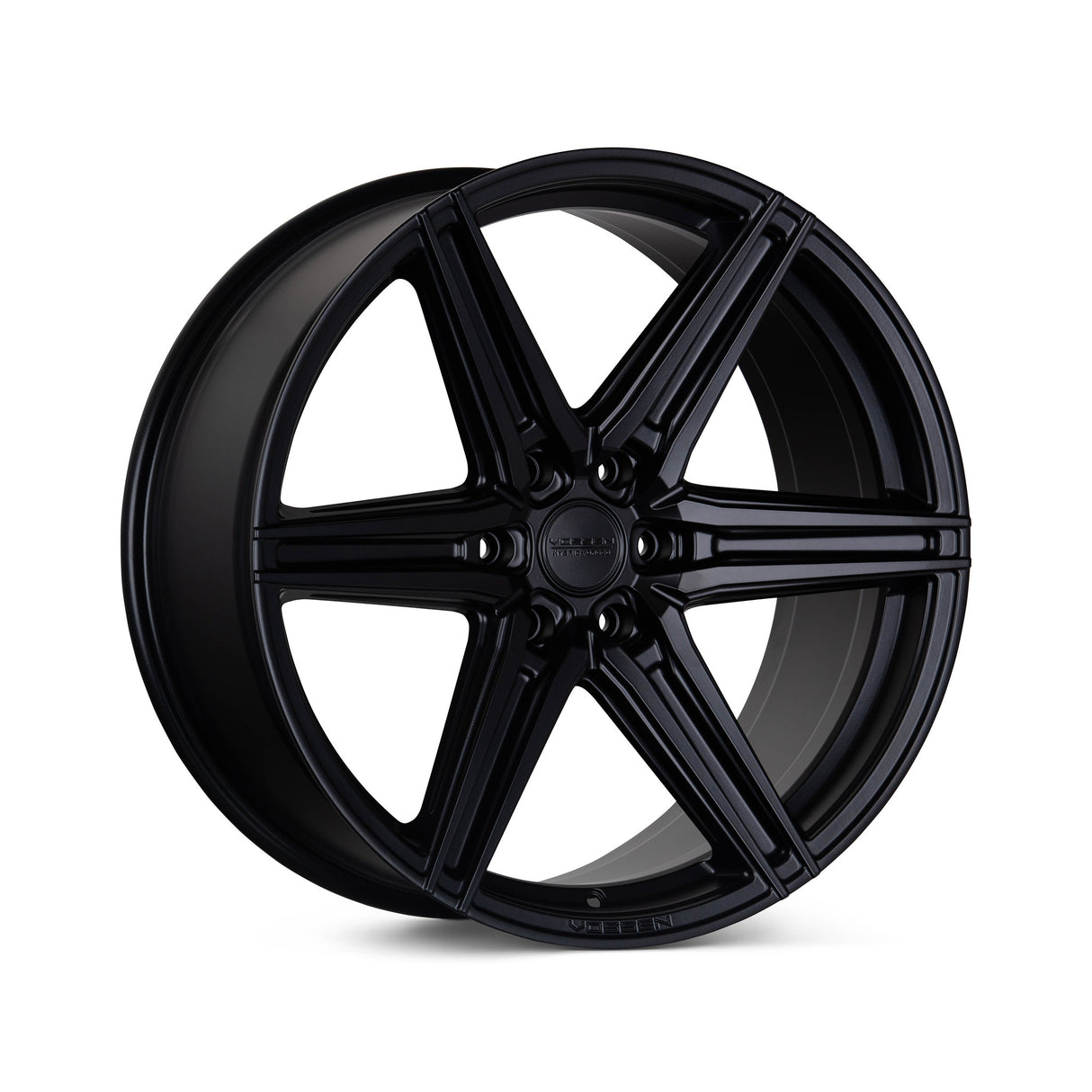 24" Vossen HF6-2 Satin Black 24x10 Concave Wheels Rims Fits GMC Yukon Denali