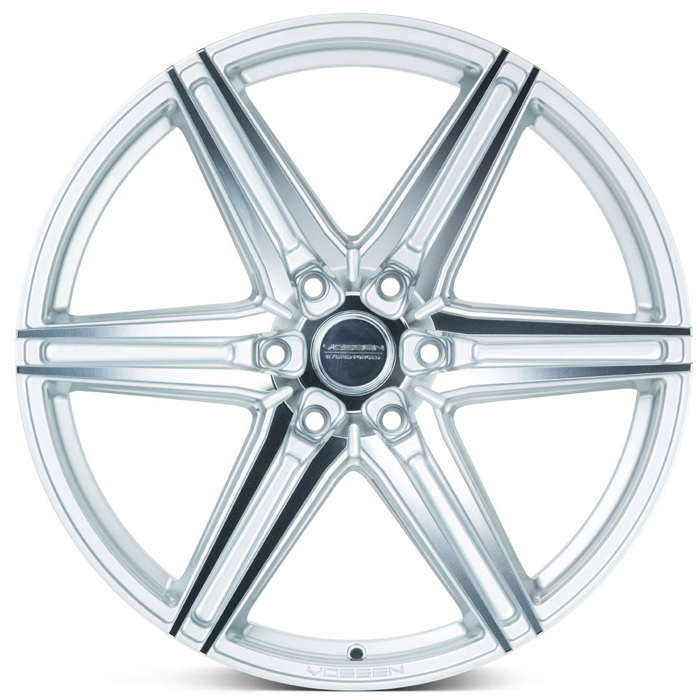 20" Vossen HF6-2 Silver Polished 20x9.5 Concave Wheels Rims Fits RAM 1500