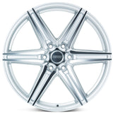 22" Vossen HF6-2 Silver Polished 22x9.5 Concave Wheels Fits GMC Yukon Denali