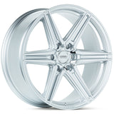 24" Vossen HF6-2 Silver Polished 24x10 Concave Wheels Fits Chevrolet Suburban
