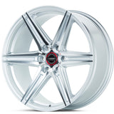 20" Vossen HF6-2 Silver Polished 20x9.5 Concave Wheels Rims Fits Chevrolet Tahoe