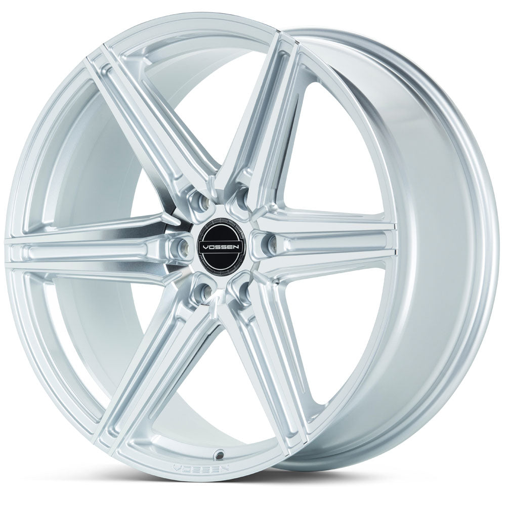 24" Vossen HF6-2 Silver Polished 24x10 Concave Wheels Fits Lincoln Navigator