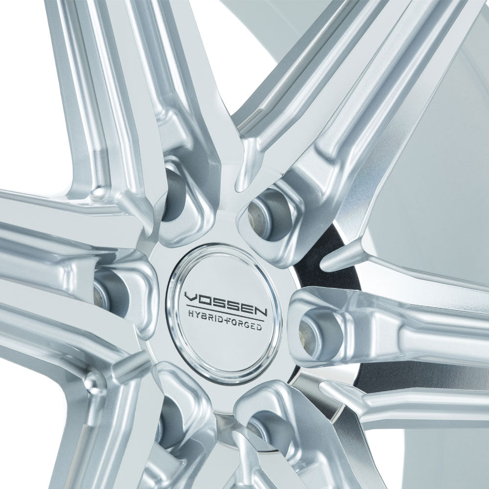 24" Vossen HF6-2 Silver Polished 24x10 Wheels Fits Toyota Sequoia 2nd Gen