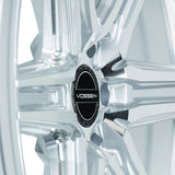 20" Vossen HF6-2 Silver Polished 20x9.5 Concave Wheels Fits Chevrolet Suburban