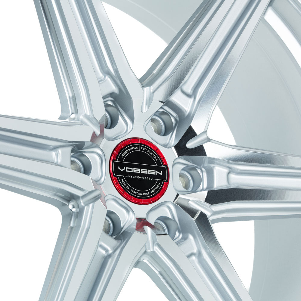 24" Vossen HF6-2 Silver Polished 24x10 Concave Wheels Rims Fits Chevrolet Tahoe