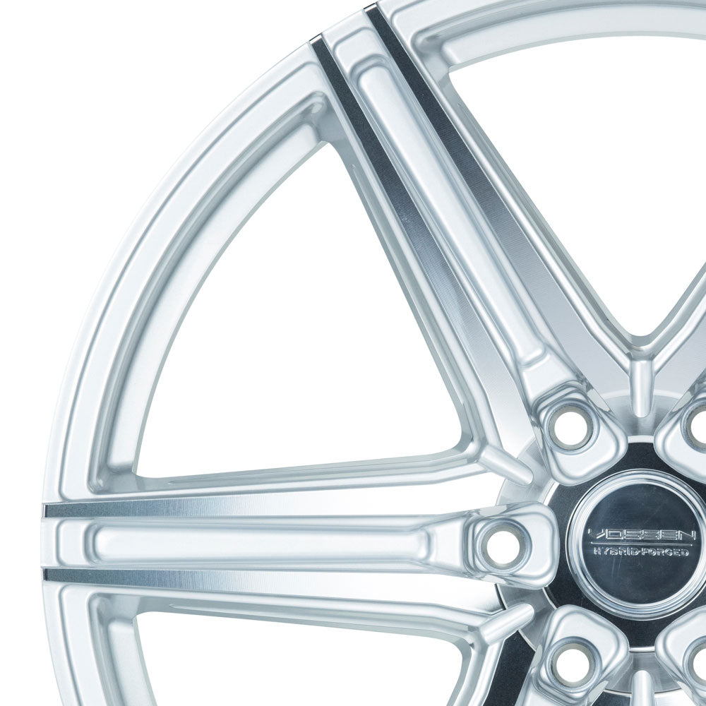 20" Vossen HF6-2 Silver Polished 20x9.5 Wheels Fits Toyota Tacoma 3rd Gen
