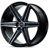 22" Vossen HF6-2 Tinted Gloss Black 22x9.5 Concave Wheels Rims Fits Ford Bronco