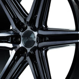 20" Vossen HF6-2 Tinted Gloss Black 20x9.5 Concave Wheels Fits Jeep Wagoneer