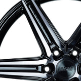 20" Vossen HF6-2 Tinted Gloss Black 20x9.5 Concave Wheels Fits Cadillac Escalade