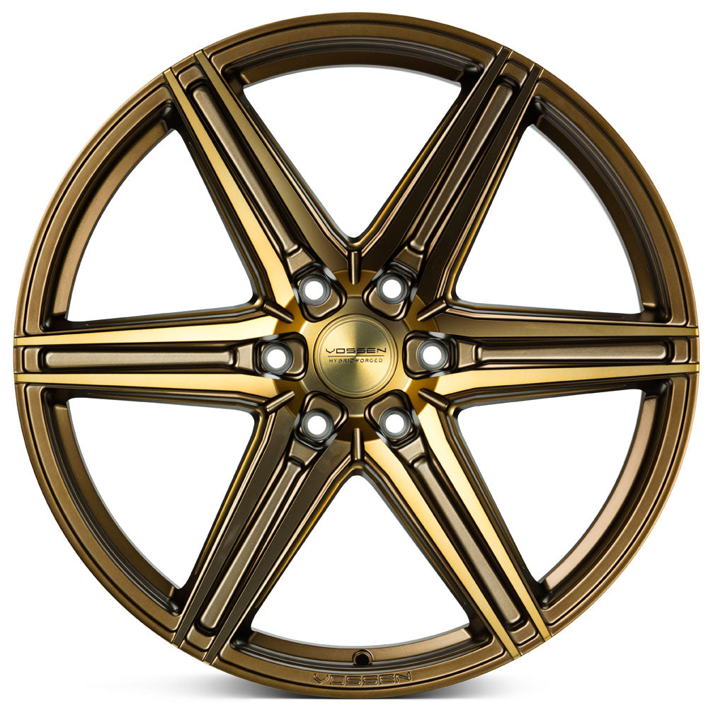 20" Vossen HF6-2 Tinted Matte Bronze 20x9.5 Wheels Fits Toyota 4Runner 5th Gen