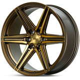 22" Vossen HF6-2 Tinted Matte Bronze 22x9.5 Concave Wheels Fits Chevrolet Tahoe