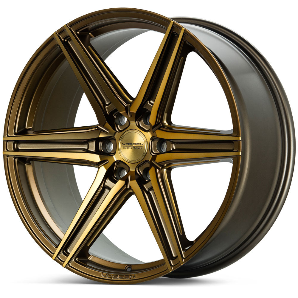 22" Vossen HF6-2 Tinted Matte Bronze 22x9.5 Concave Wheels Fits GMC Yukon Denali