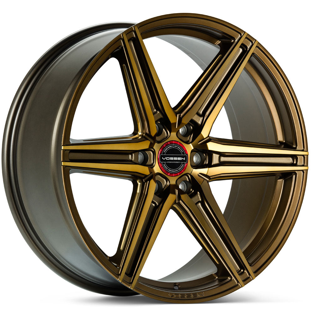 20" Vossen HF6-2 Tinted Matte Bronze 20x9.5 Wheels Fits Toyota 4Runner 6th Gen