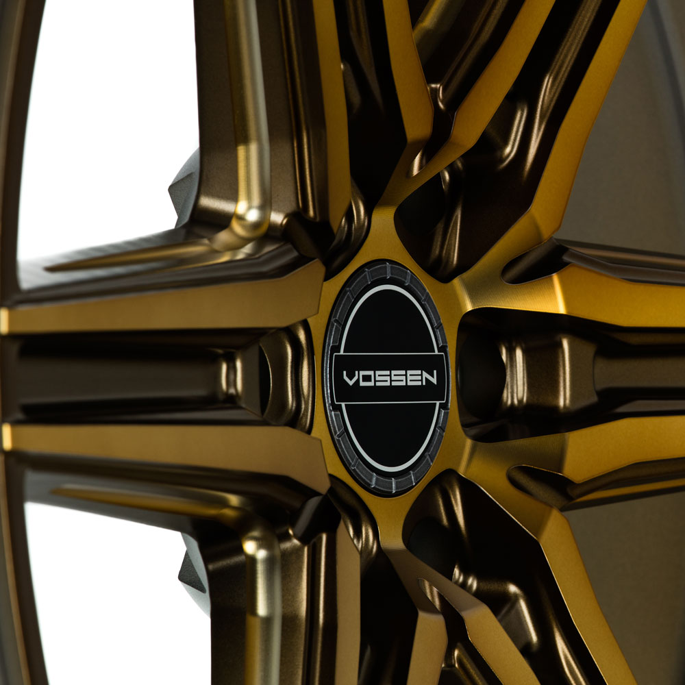 22" Vossen HF6-2 Tinted Matte Bronze 22x9.5 Concave Wheels Fits Chevrolet Tahoe