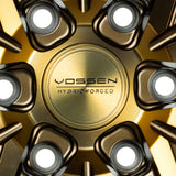 22" Vossen HF6-2 Tinted Matte Bronze 22x9.5 Wheels Fits Chevrolet Suburban
