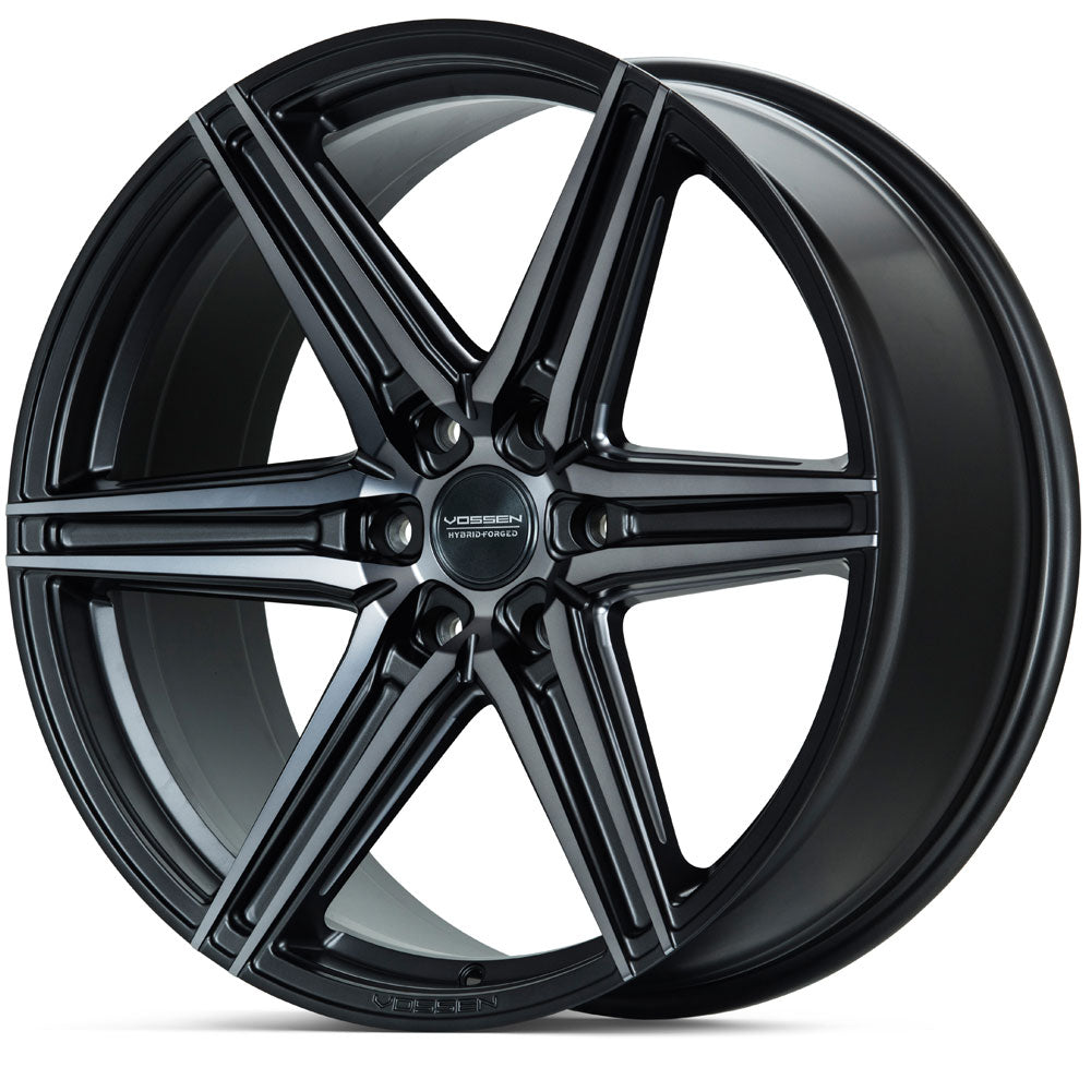 20" Vossen HF6-2 Tinted Matte Gunmetal 20x9.5 Wheels Fits Chevrolet Tahoe