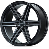 24" Vossen HF6-2 Tinted Matte Gunmetal 24x10 Concave Wheels Fits Jeep Wagoneer
