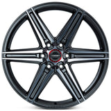 24" Vossen HF6-2 Tinted Matte Gunmetal 24x10 Concave Wheels Rims Fits RAM 1500