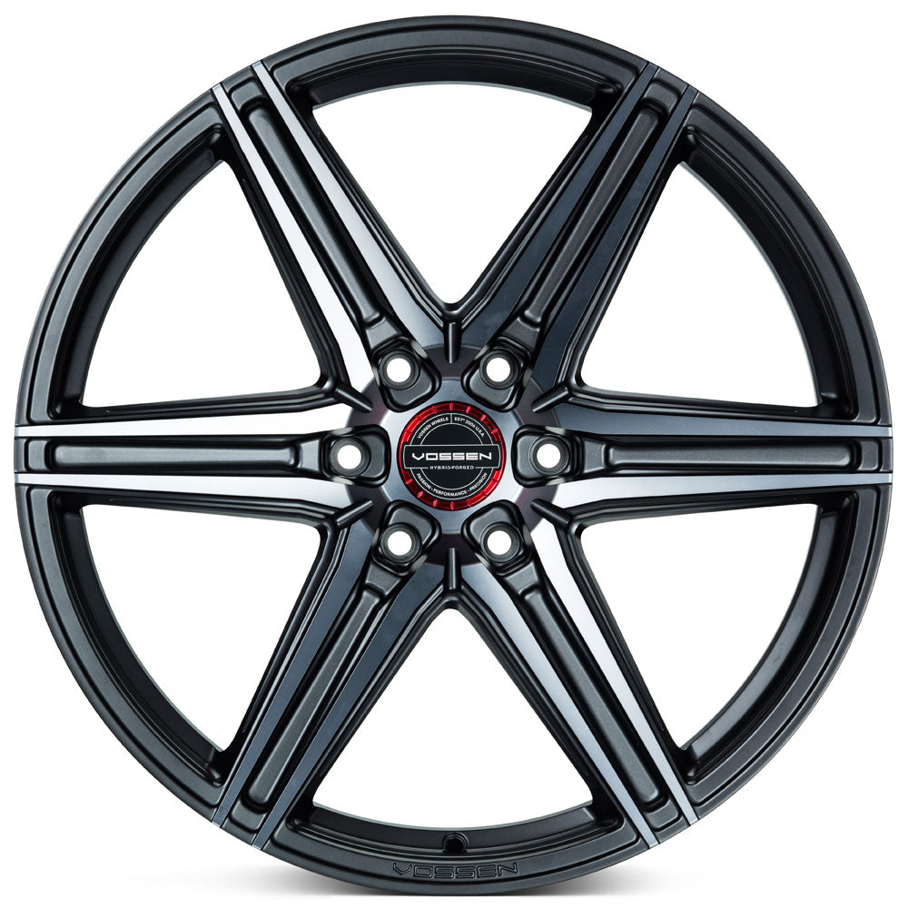 20" Vossen HF6-2 Tinted Matte Gunmetal 20x9.5 Concave Wheels Fits Lexus GX550