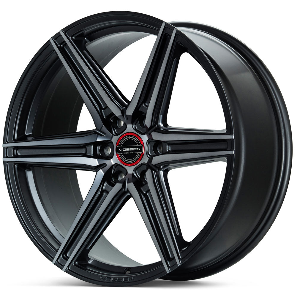 20" Vossen HF6-2 Tinted Matte Gunmetal 20x9.5 Wheels Fits Lincoln Navigator