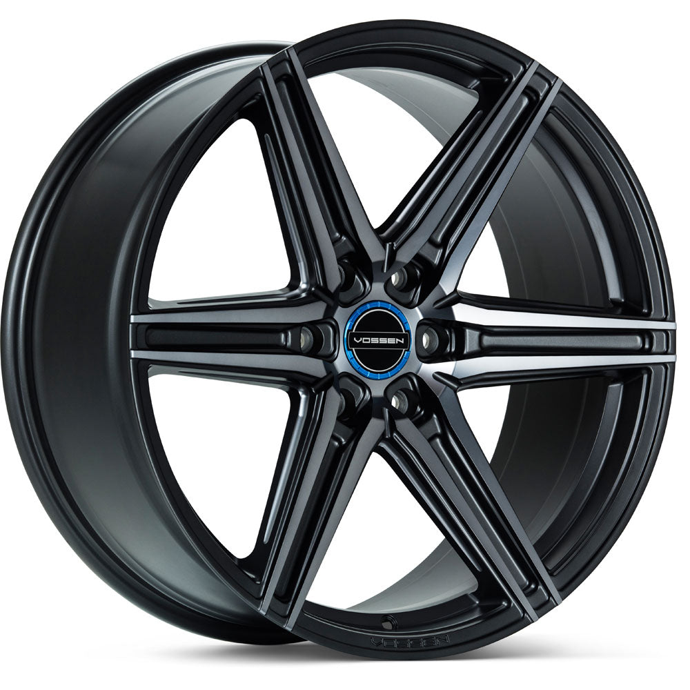 24" Vossen HF6-2 Tinted Matte Gunmetal 24x10 Wheels Fits Lincoln Navigator