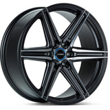 24" Vossen HF6-2 Tinted Matte Gunmetal 24x10 Concave Wheels Fits Jeep Wagoneer